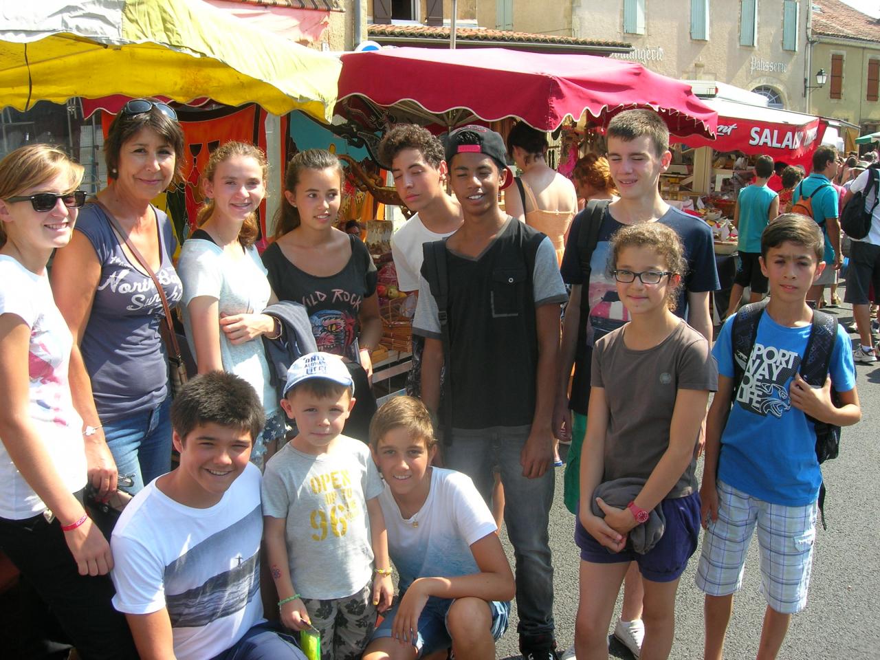  1 aout-visite au marché